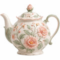 Teekanne mit Reliefflora 1600ml