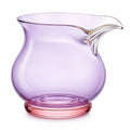 Handgefertigte Glaskaraffe Lila Rosa 1000ml
