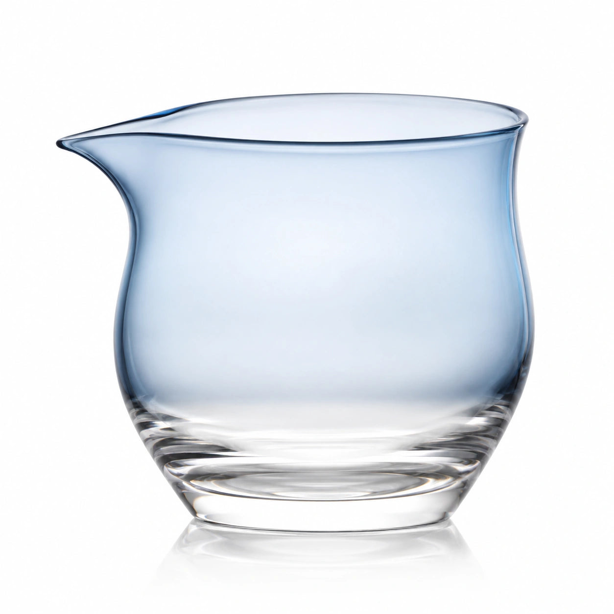 Blaue Glaskaraffe 500 ml Wasserkrug