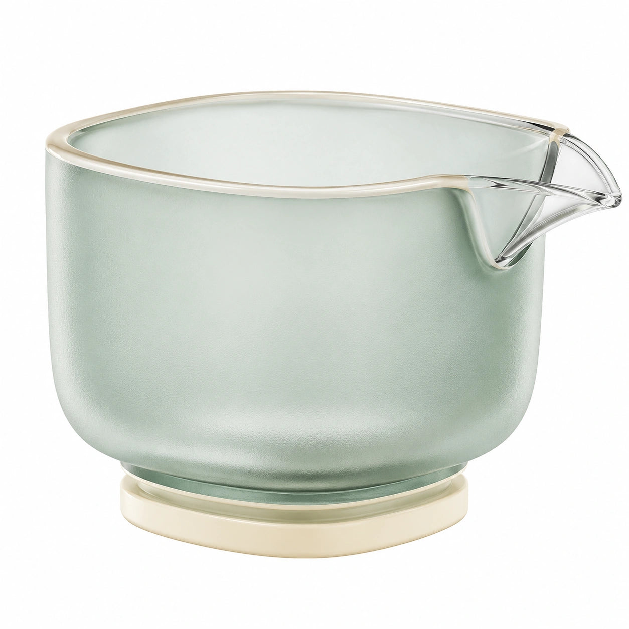 Glasschüssel mit Ausguss 2L Grün