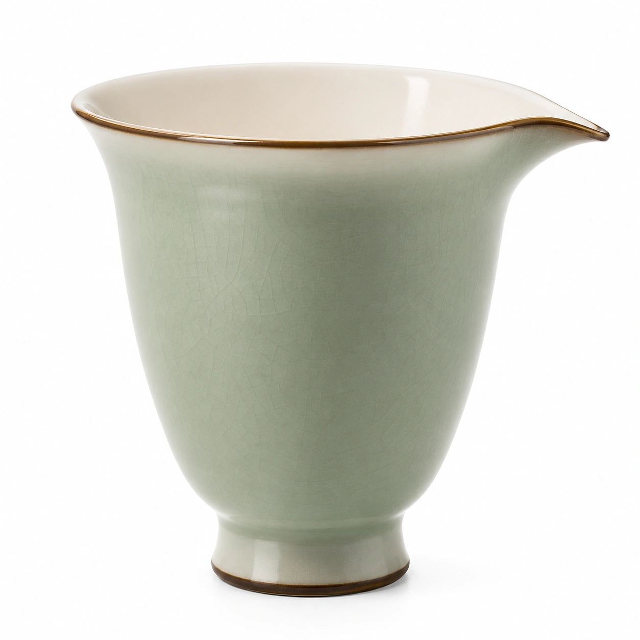 Traditionelle Keramische Gongfu Aufgusskanne Grün 300ml