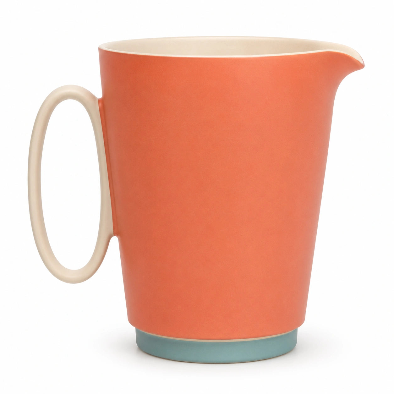 Keramikkanne 1,5L Korallenrot/Blau
