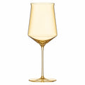 Edles Goldweinglas mit langem Stiel
