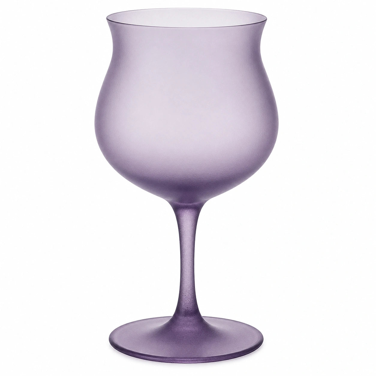 Gefrostetes Weinglas 500ml Lila