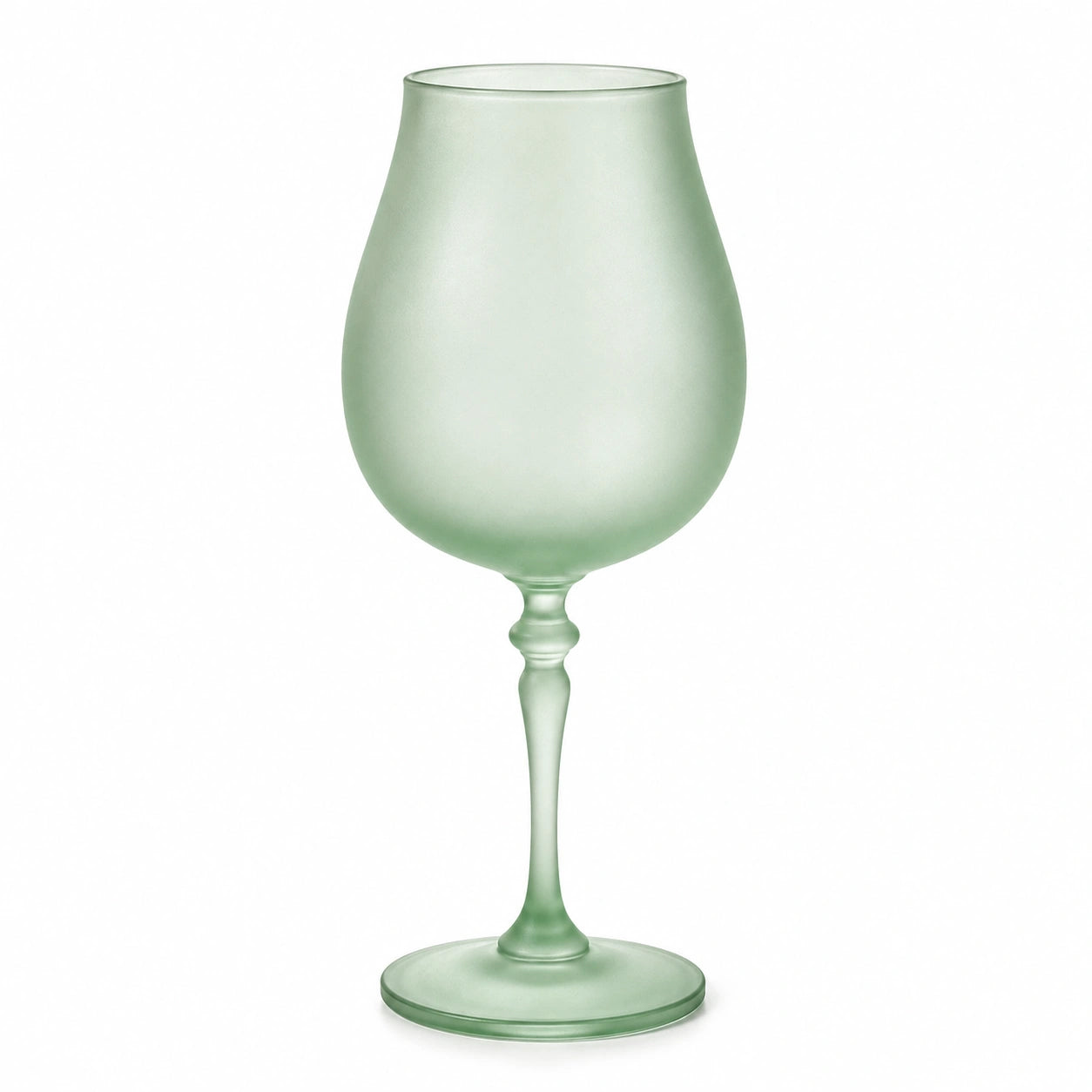 Elegantes Weinglas im Vintage-Design 550ml Grün