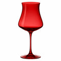 Elegant Rot Weinglas mit Schlankem Stiel