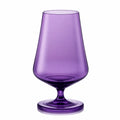 Elegantes Lila Stielglas 300ml