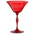 Rotes Martini-Glas, 15cm