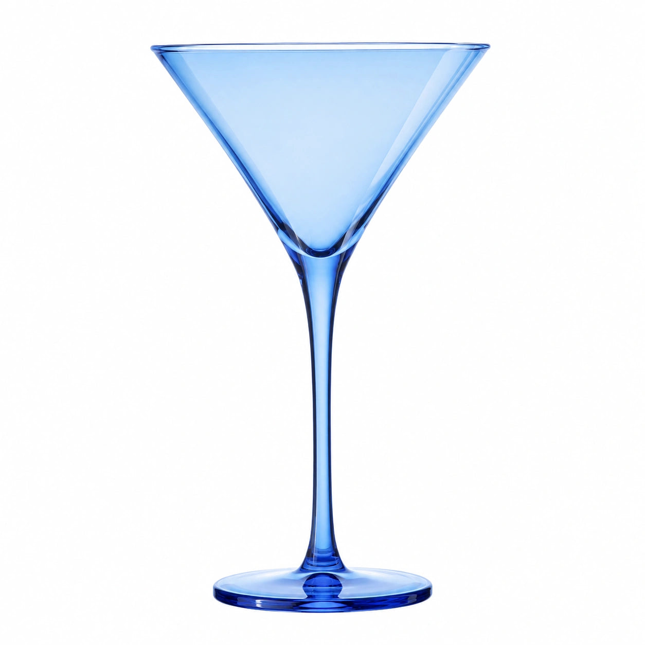 Blaues Martini Glas 450ml