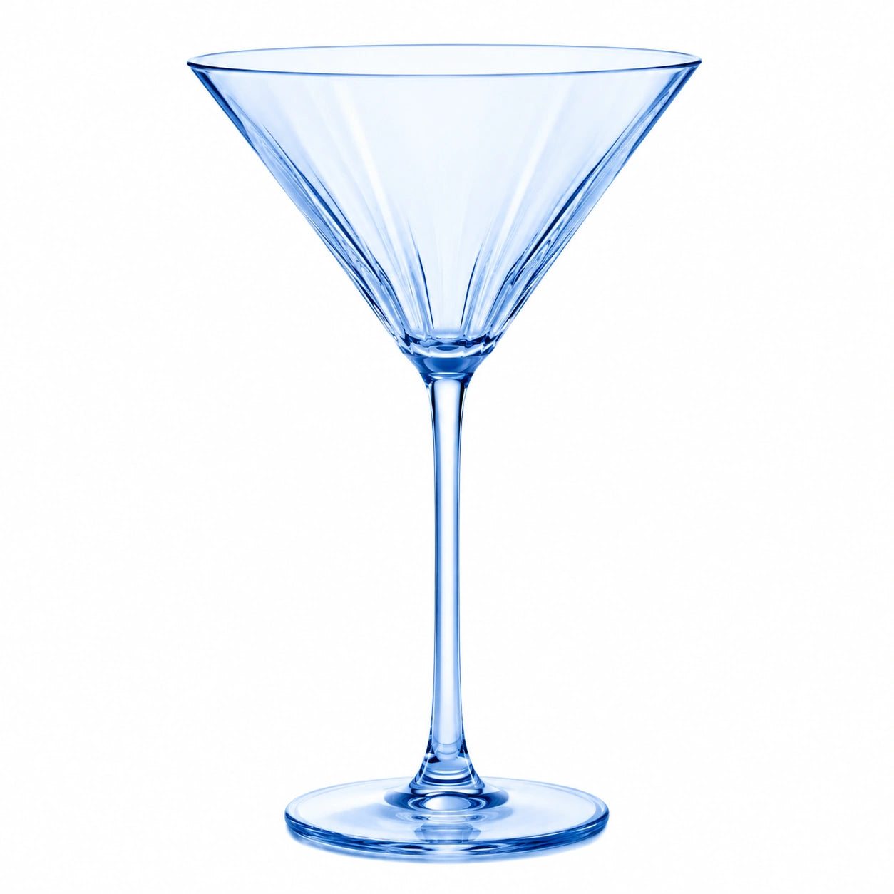Elegantes Martiniglas 300ml Blau