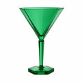 Grünes Martini-Glas 300ml, Trichterform